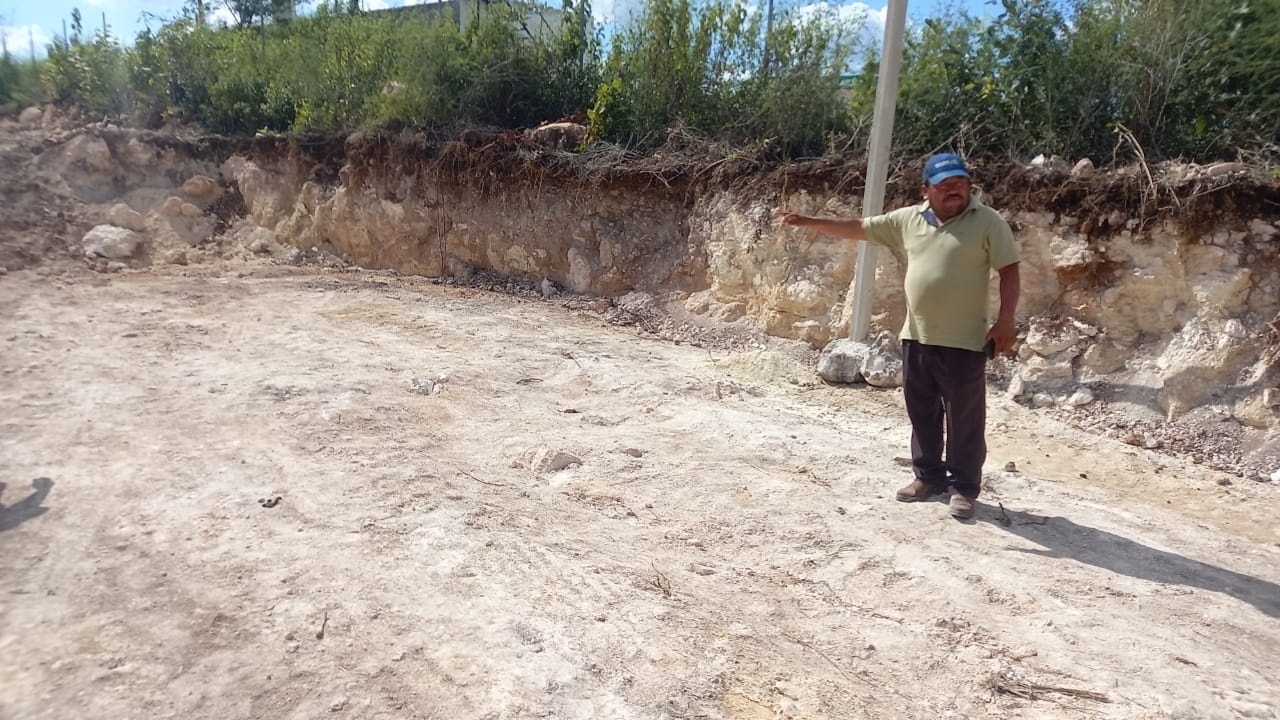 Ejidatarios de Calkiní denuncian saqueo de material de construcción