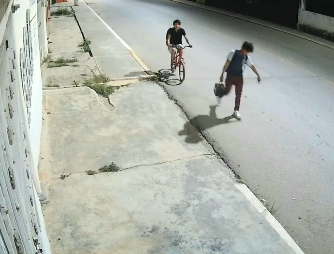Hecelchakán: Ladrones roban batería de auto y quedan captados en video