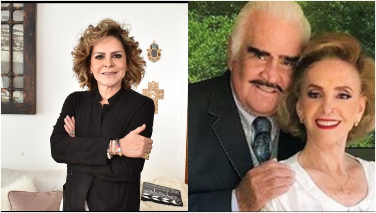 Doña Cuquita, viuda de Vicente Fernández, tiene una estrecha relación con Mara Patricia Castañeda, exesposa de su hijo, Vicente Fernández Jr.