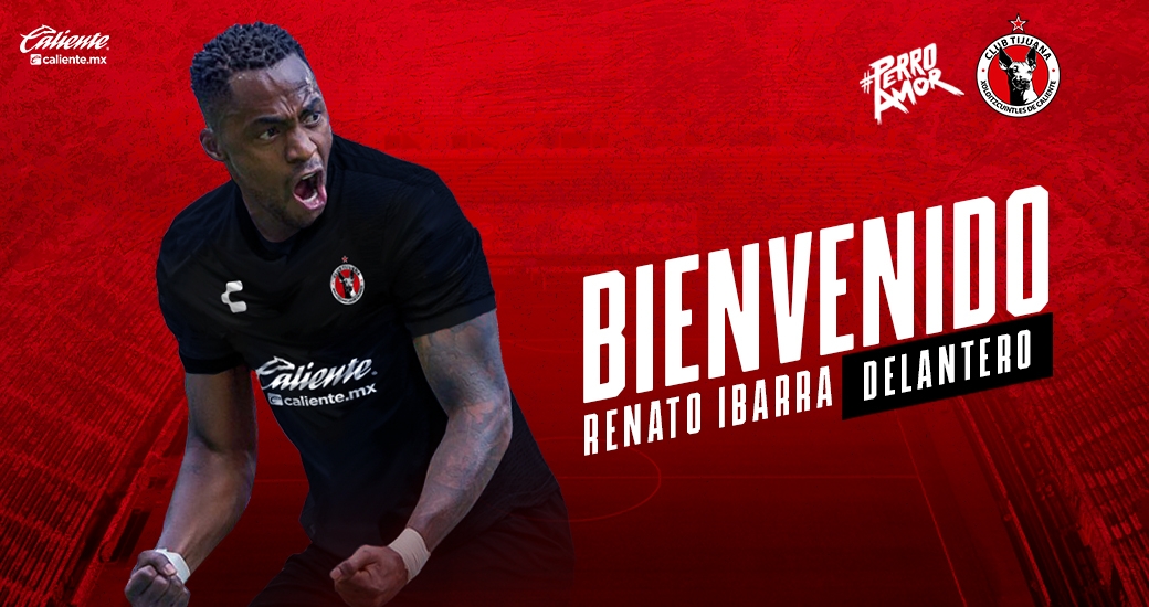 Renato Ibarra, nuevo jugador de los Xolos de Tijuana