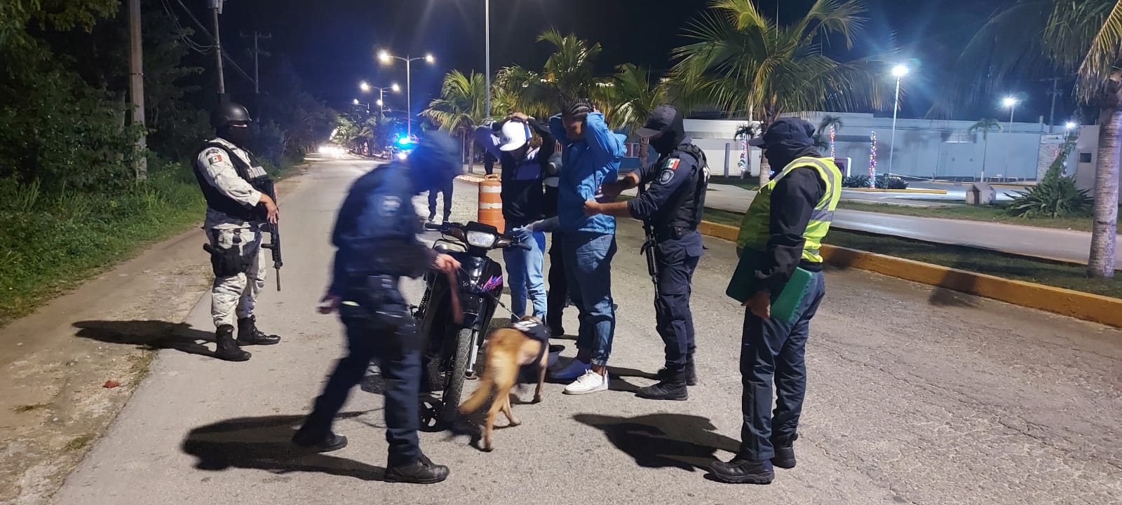 Sin detenciones, culmina operativo de seguridad por festejos navideños en Cozumel
