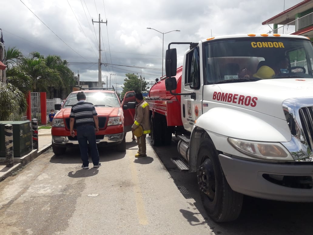 Bomberos de Carrillo Puerto carecen de pipa cisterna funcional para apagar incendios