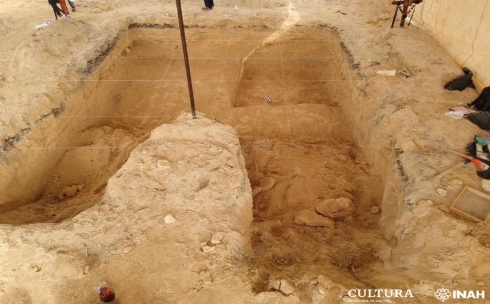 Descubren los restos de un mamut en cementerio de Puebla