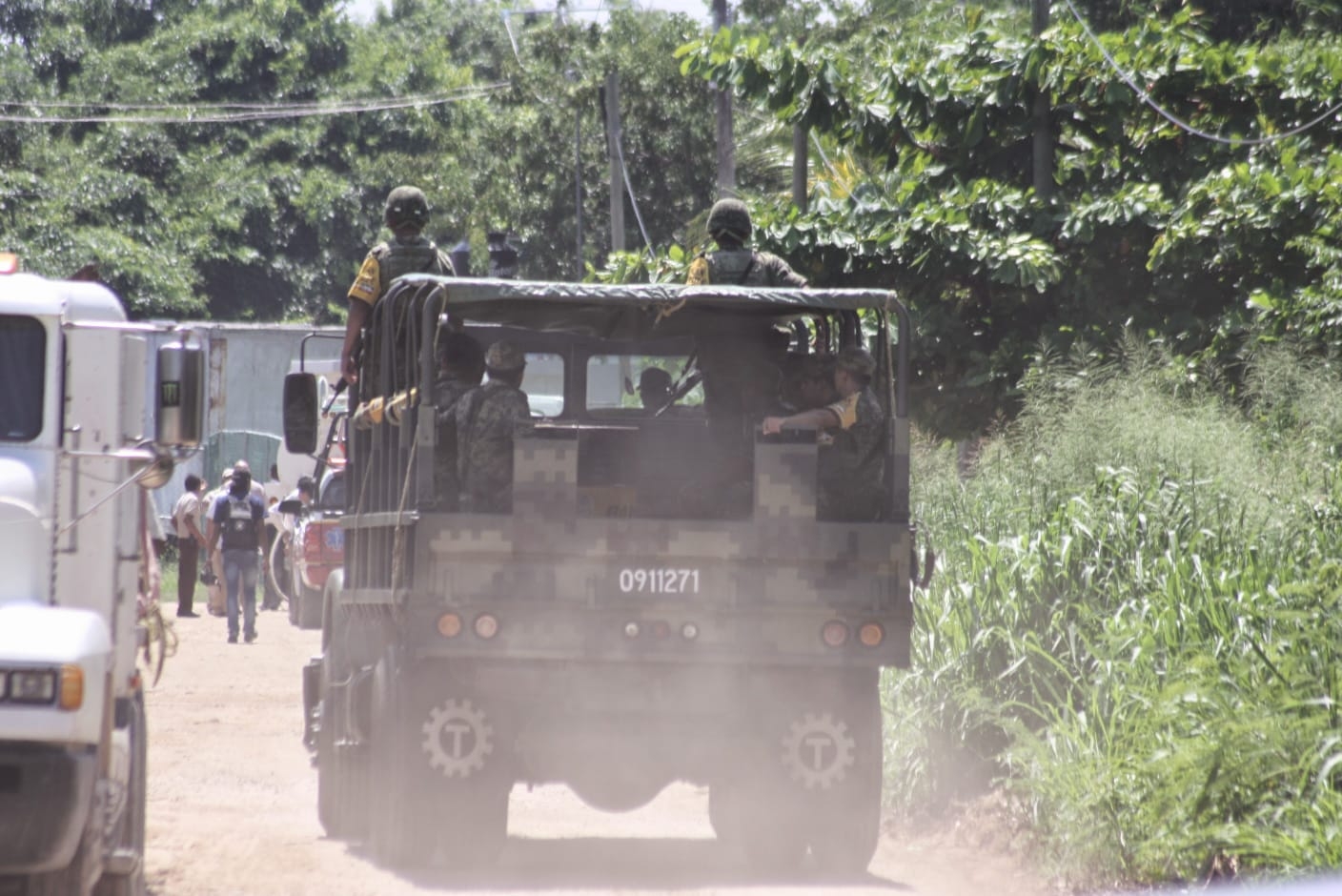 Tras hechos armados, las fuerzas armadas han establecido operativos de patrullaje en la comunidad de Sergio Butrón Casas