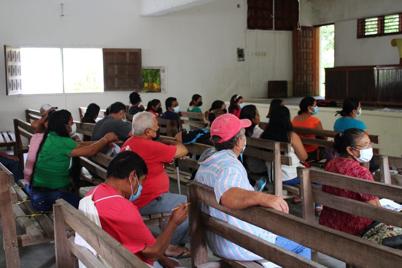 Los pobladores del ejido Laguna Om de la comunidad de Nicolás Bravo al Sur de Q.Roo recibieron capacitación por parte de Fonatur