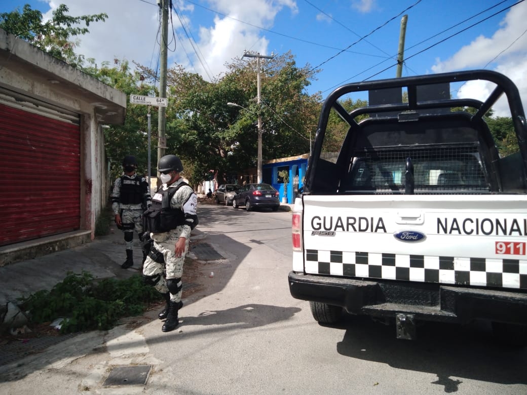 Guardia Nacional catea una casa en la colonia Melitón Salazar en Mérida: VIDEO