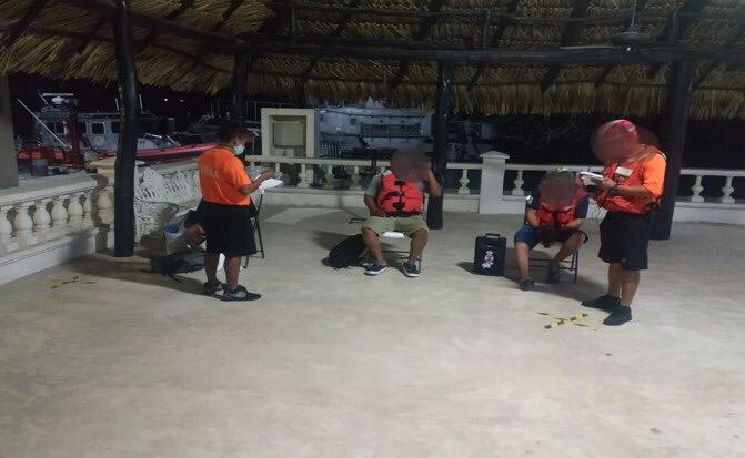 Los pescadores quedaron varados en Boca-Pargo, en Ciudad del Carmen