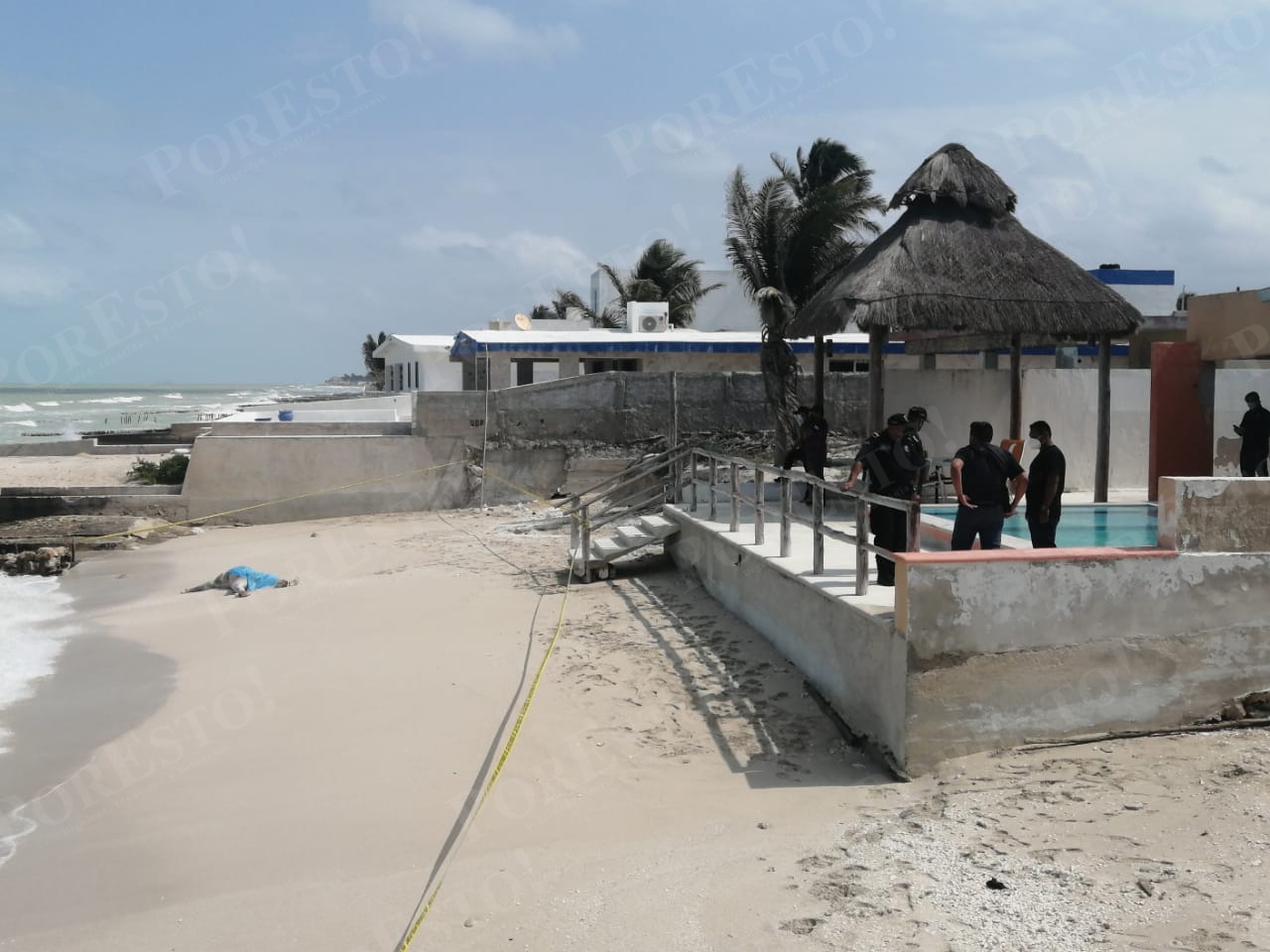 Hallan cadáver de una persona en la playa de Chuburná Puerto: VIDEO