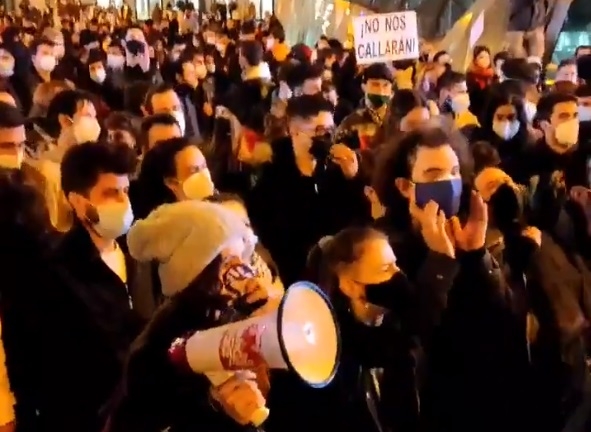 Las protestas en España por la detención de Pablo Hasél han ocasionado disturbios