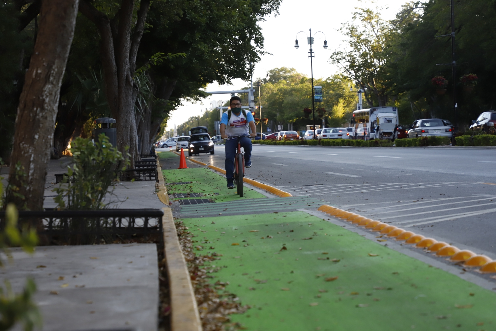 Implementan nueva señalética para ciclovías en Mérida
