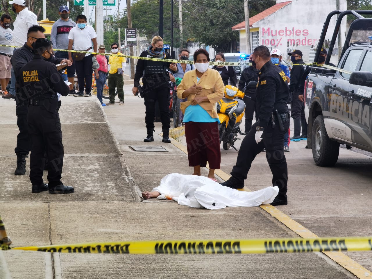 Hombre muere de un infarto fulminante en plena calle de Campeche