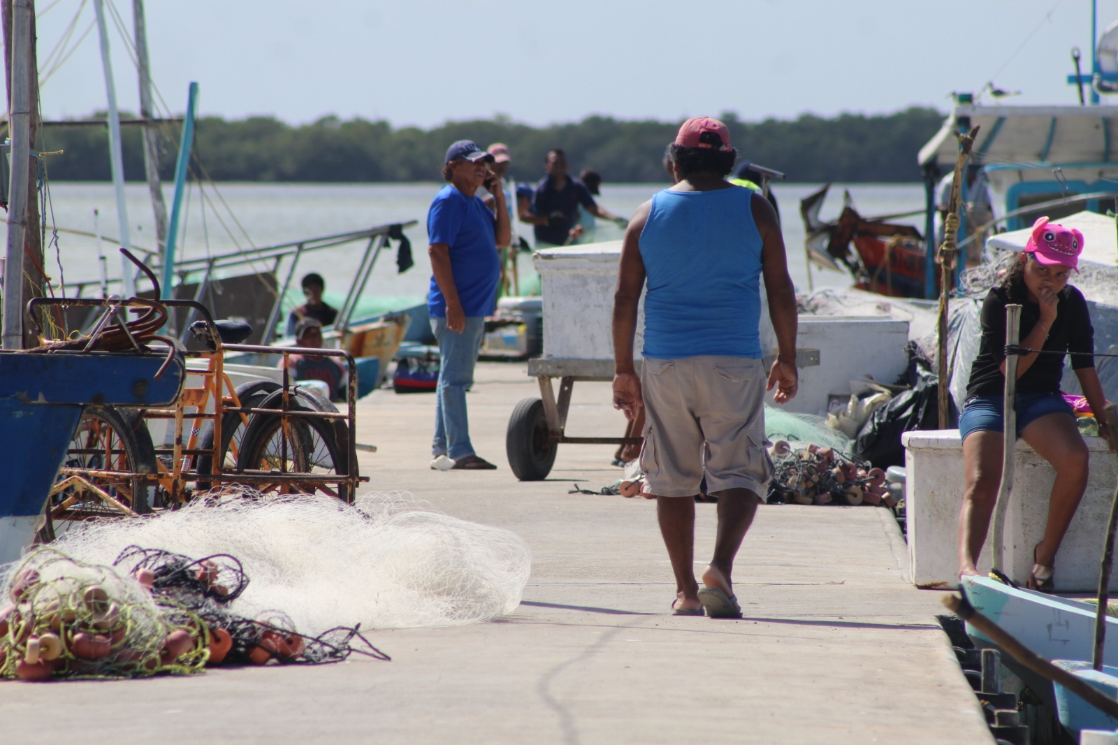 Policía Costera realiza operativo contra pesca furtiva en Yucatán