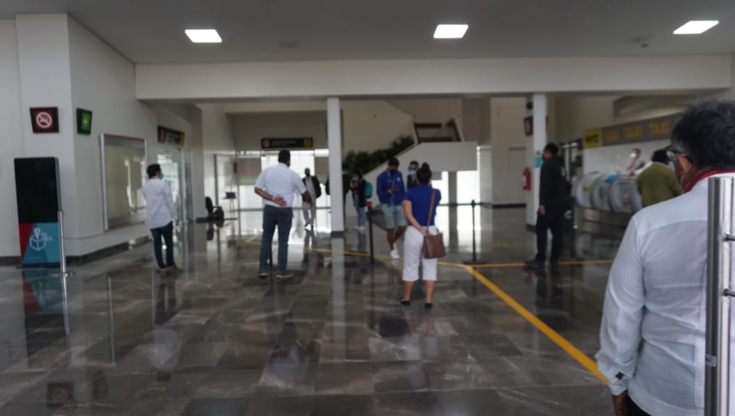 Se registra poca actividad en el aeropuerto Campeche