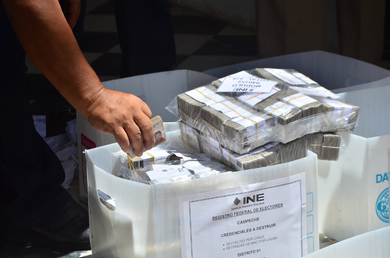 INE Campeche anuncia plazo para recoger credencial de elector