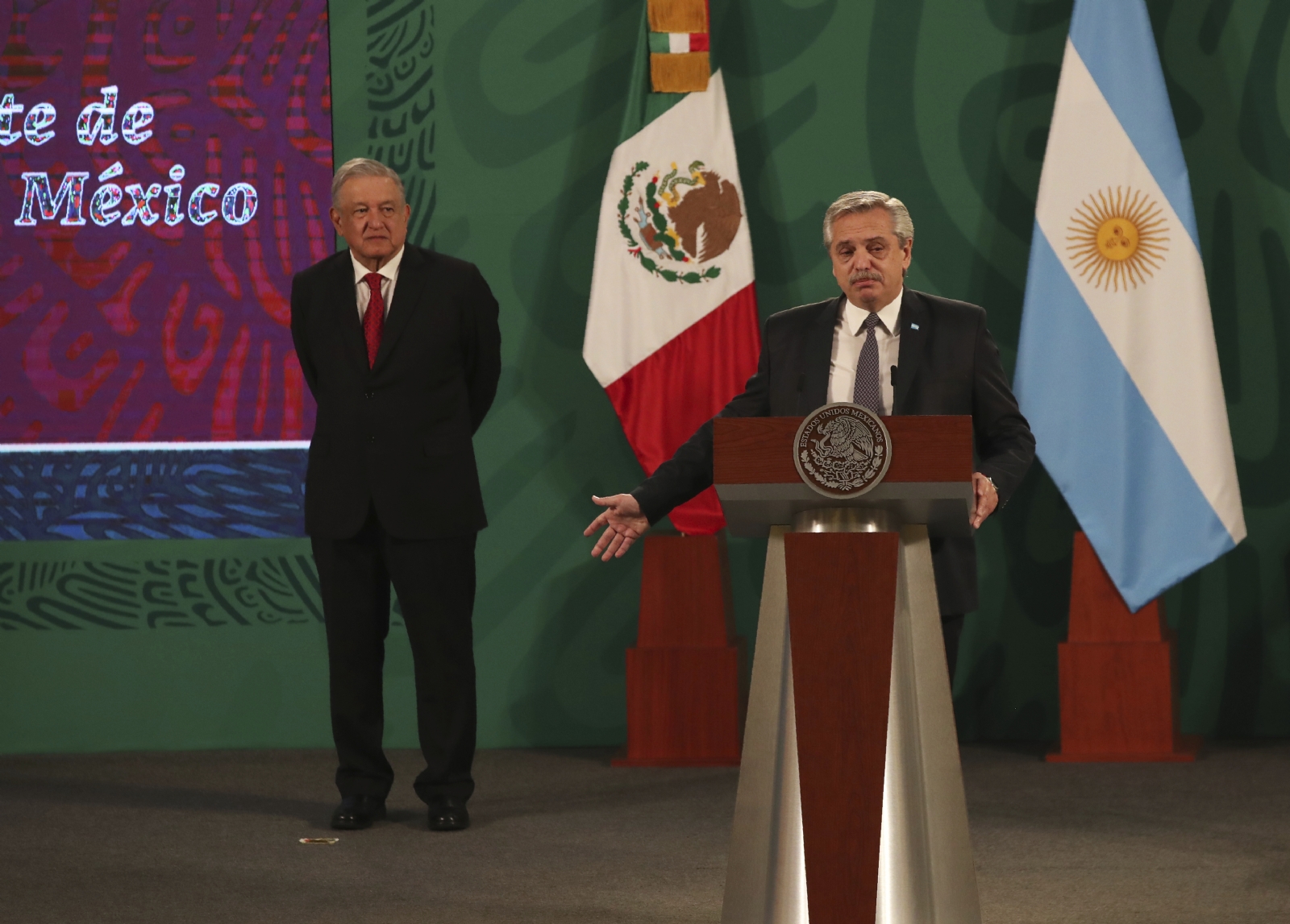 Argentina pide apoyo a México para que vacuna sea un 'bien global'