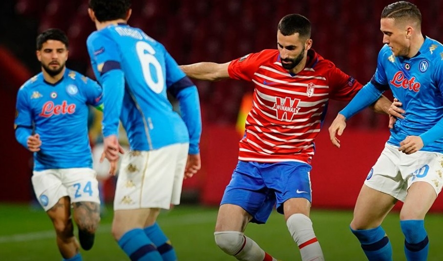 Napoli y Granada disputan el partido de vuelta de los dieciseisavos de final de la Europa League