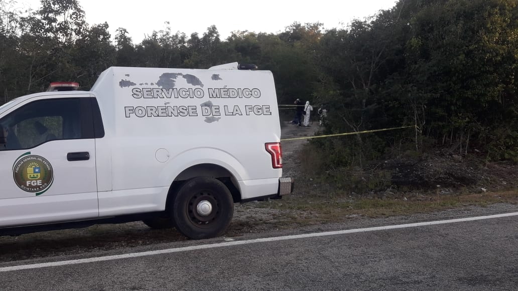 Asesinan a un hombre a balazos en carretera de Felipe Carrillo Puerto