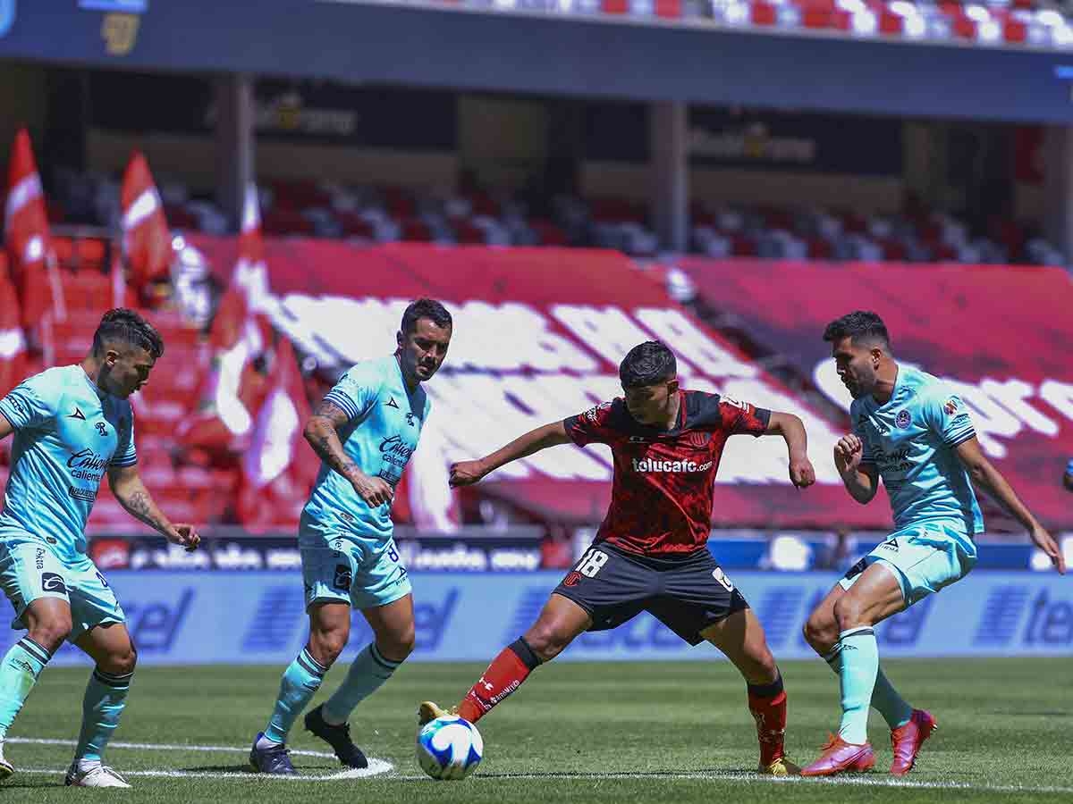 Toluca se impone a Mazatlán con un marcador de 4-1