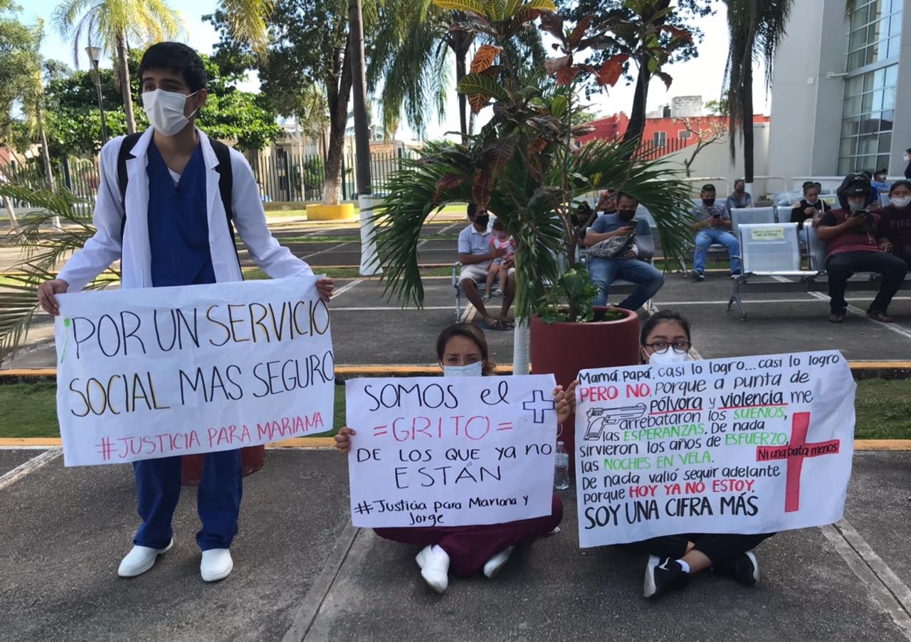 Internos del IMSS Cancún exigen ser vacunados contra COVID-19