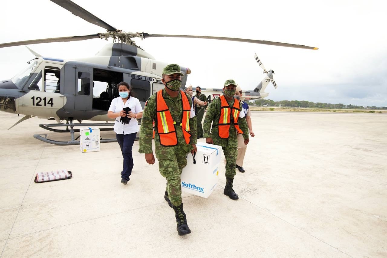 Quintana Roo recibe sexto embarque de vacunas anti COVID-19