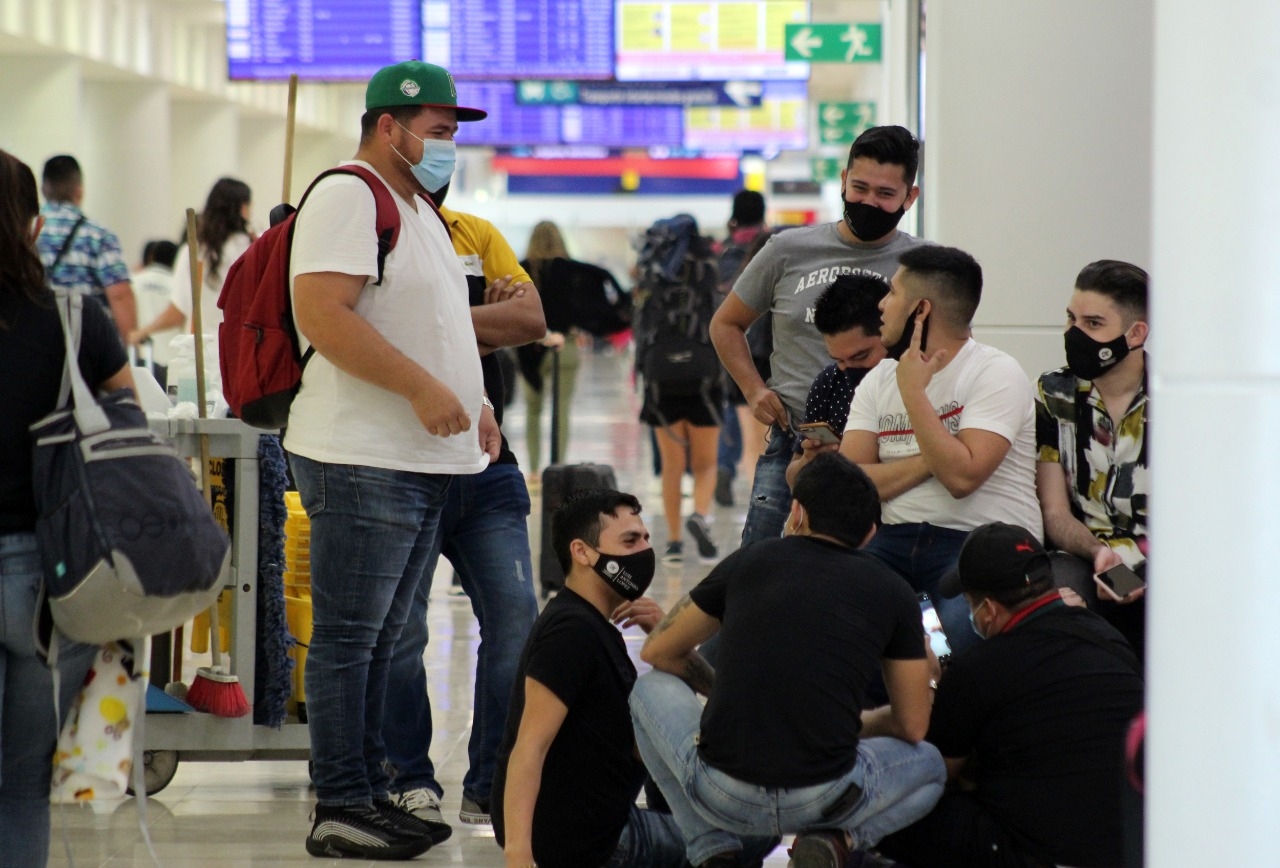 Aumenta la llegada de turistas al Aeropuerto Internacional de Cancún