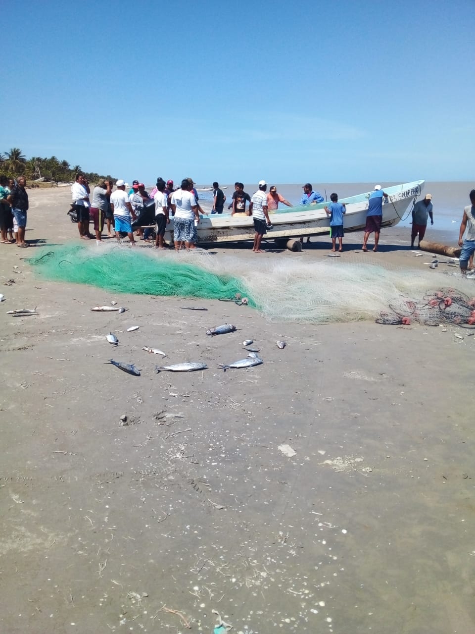 Aparece lancha que fue embestida por barco petrolero en Ciudad del Carmen