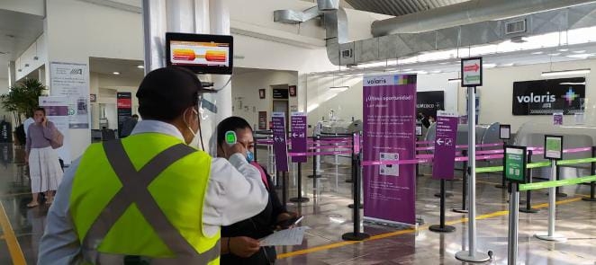 Aeropuerto de Campeche sin casos sospechosos de COVID-19