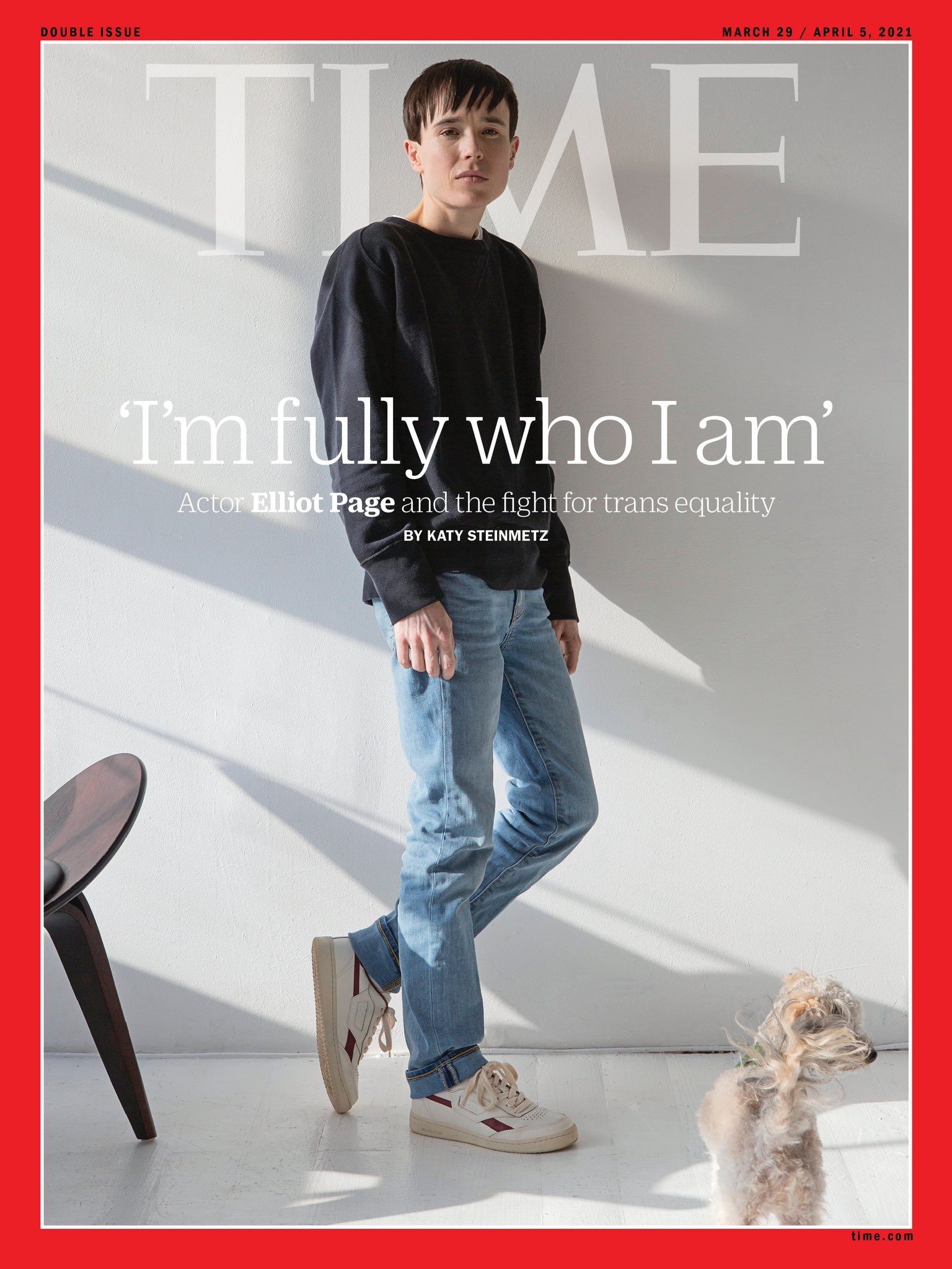 Elliot Page aparece en la portada de la revista Time