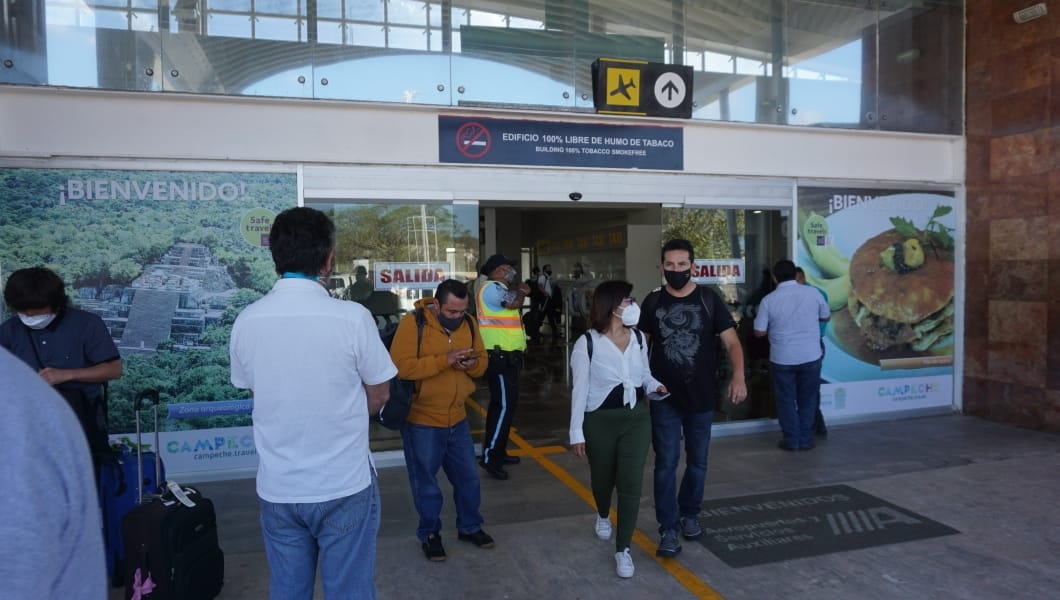 Flujo de pasajeros aumenta en aeropuerto de Campeche