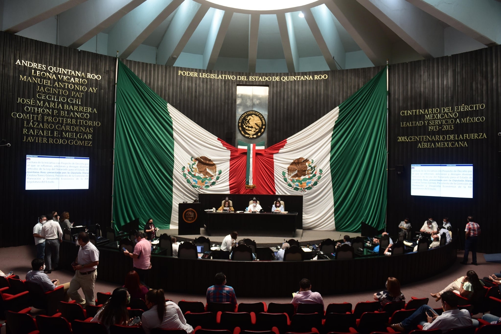 La nueva Legislatura del Congreso de Quintana Roo recibirá más de 400 pendientes heredados por sus antecesores, donde dos diputados fueron los que más ausencias tuvieron en tres años