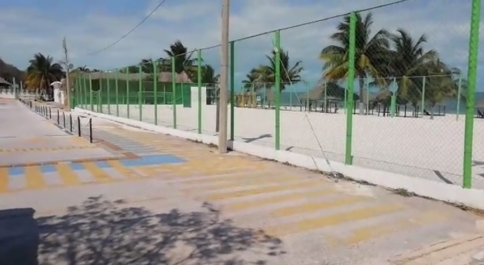 Playa Bonita es uno de los lugares turísticos que cerraron sus puertas por la contingencia sanitaria