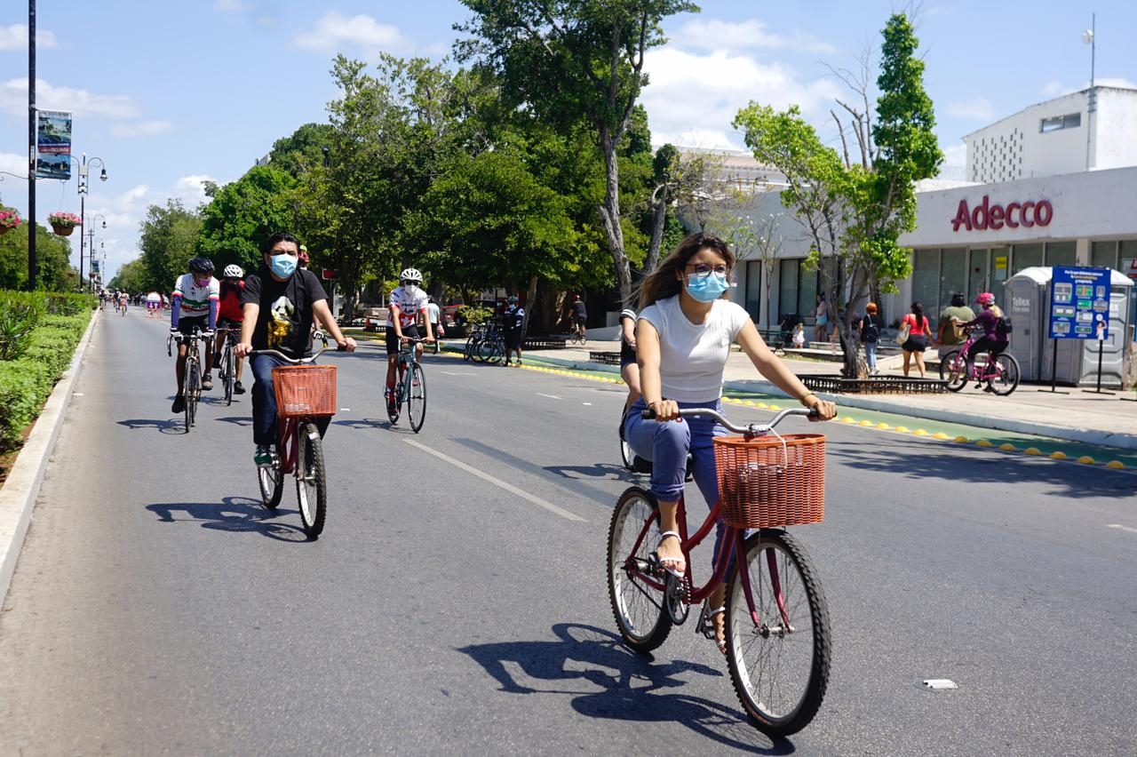 Vuelve la Bici-ruta al Paseo de Montejo en Mérida