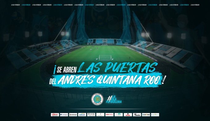 Cancún FC prepara el regreso de aficionados al estadio Andrés Quintana Roo