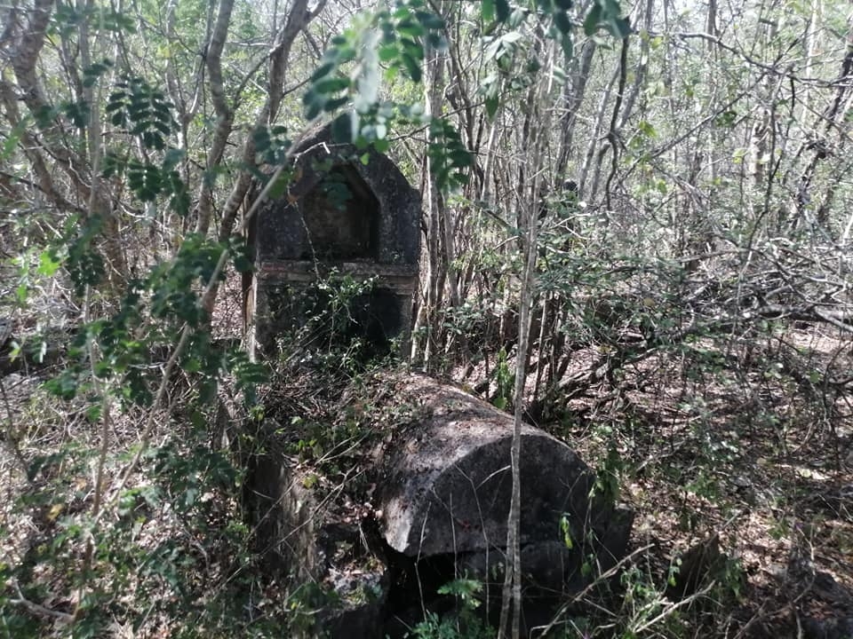 Hallan un cementerio abandonado en Misnebalam, pueblo fantasma en Yucatán: VIDEO