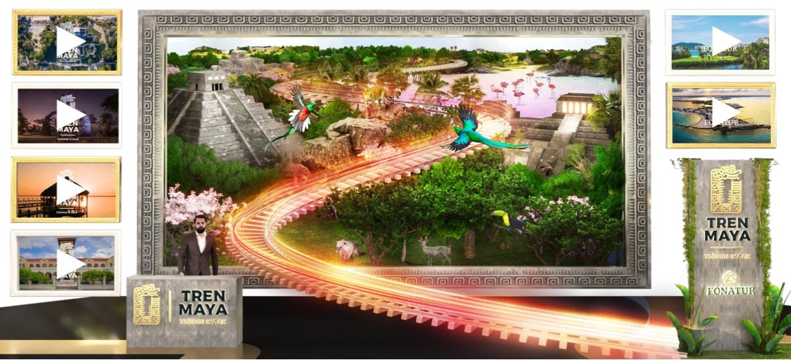 Fonatur promociona Tren Maya en el Tianguis Turístico Digital 2021
