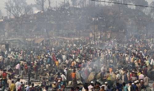 Así se vivió el incendio que dejó 15 muertos y 400 desaparecidos en Bangladesh: VIDEO