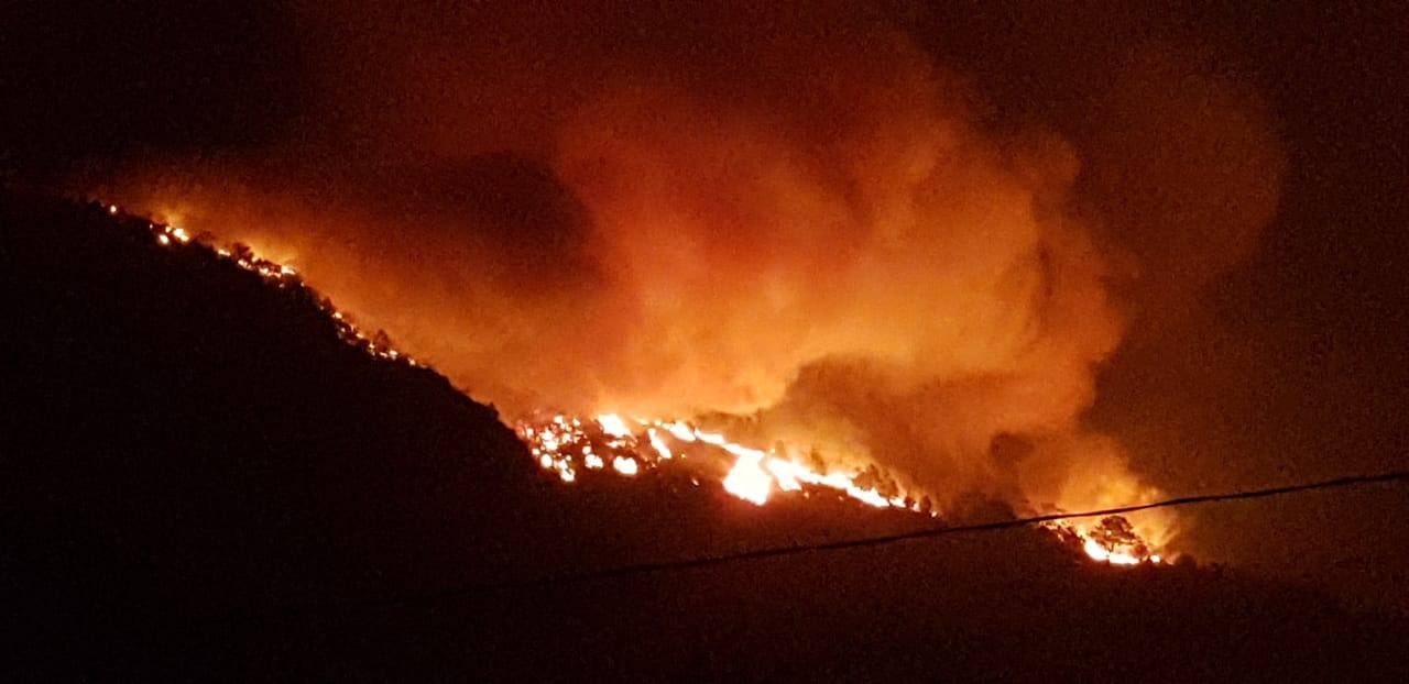 Incendios continúan devorando la Sierra de Santiago, Nuevo León: VIDEO