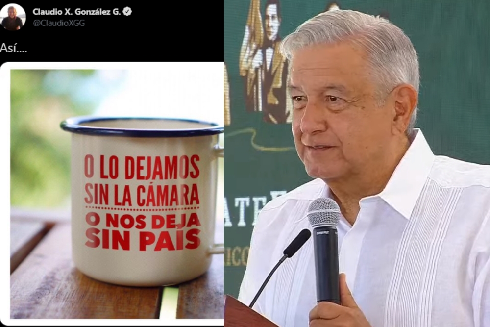 AMLO evidencía tweet de Claudio X. González: 'Se sentían dueños del país'