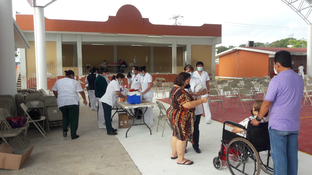 Comienza la vacunación de adultos mayores contra COVID-19 en Chetumal: VIDEO