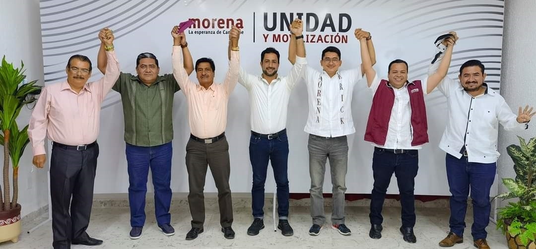 Morena reparte candidaturas en Ciudad del Carmen; Exalcalde en la lista