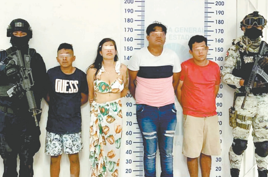 Detienen a nueve personas por posesión de droga en Tulum