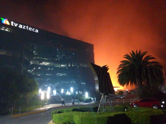 Incendio consume cinco hectáreas de pastizales al sur de la CDMX: VIDEOS