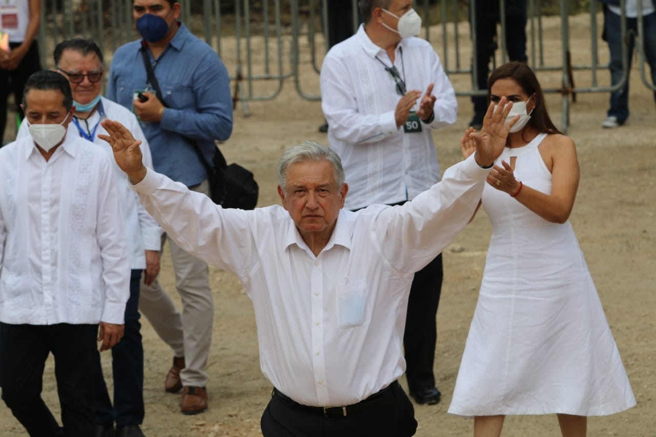 López Obrador en Cancún: Así fue la visita al Tramo 5 del Tren Maya