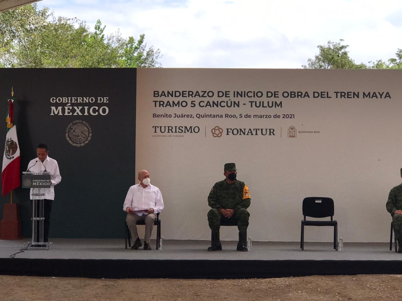 Tren Maya será elevado y de doble vía en Quintana Roo: General Gustavo Vallejo