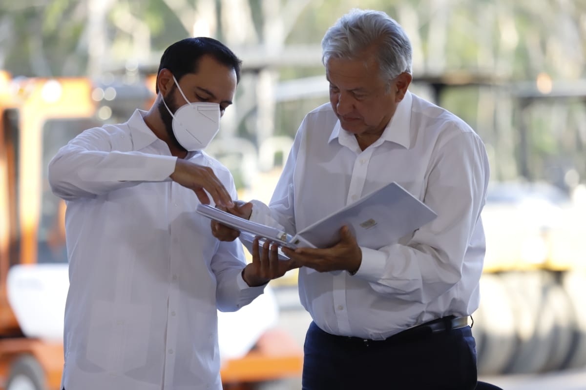 AMLO supervisa avances del Tramo 4 del Tren Maya en Yucatán: EN VIVO