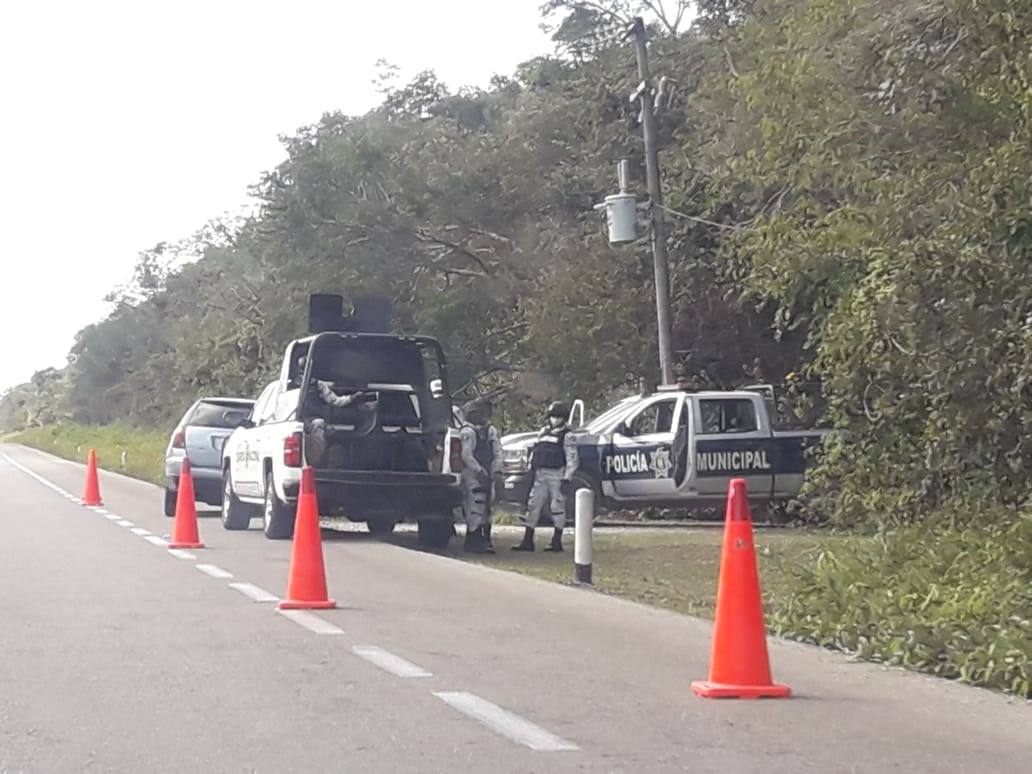 Se registra persecución de policías a pareja en Felipe Carrillo Puerto