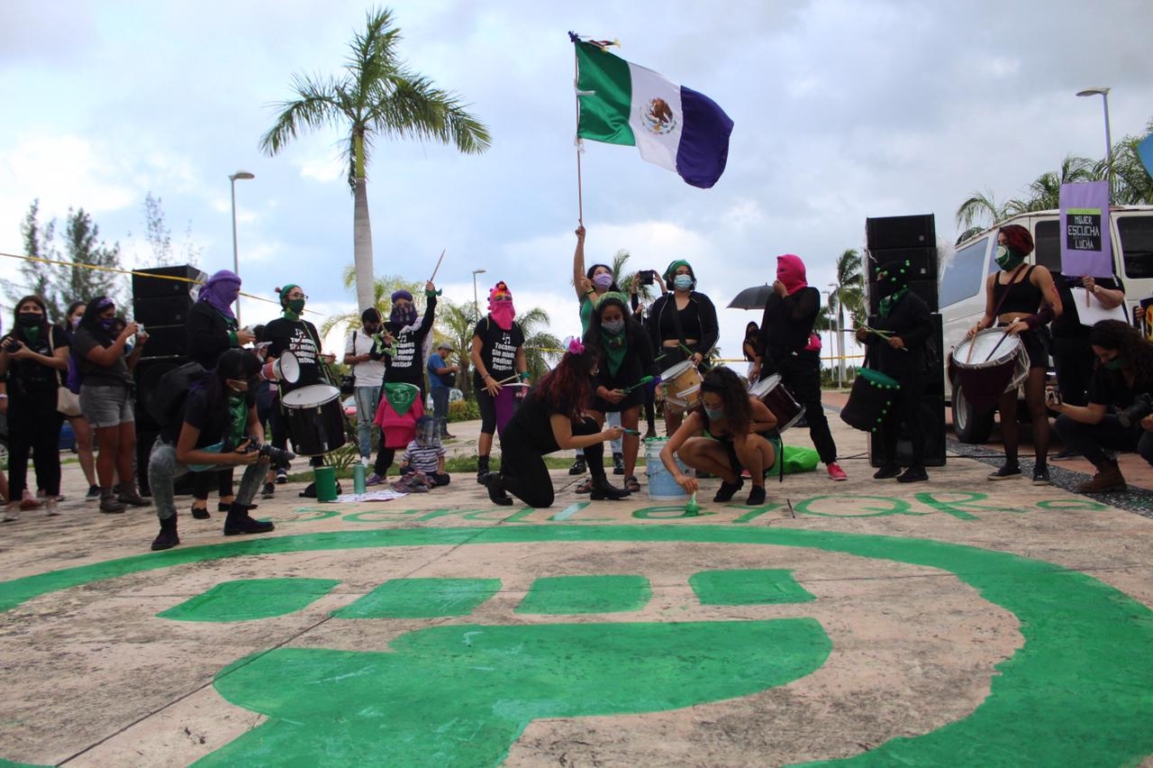 #8M2021: Así se vivieron las marchas feministas en Quintana Roo (FOTOS)