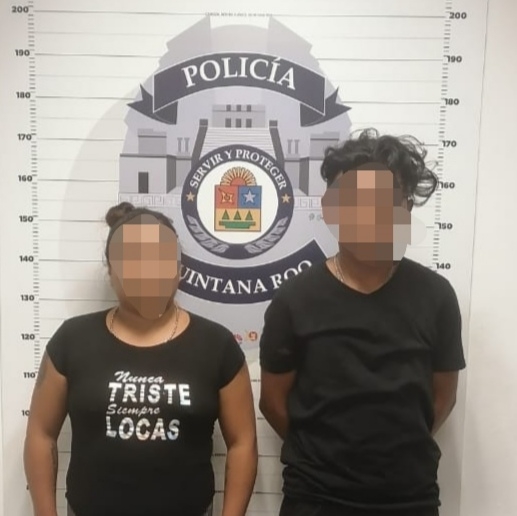 Detienen a una pareja con droga en la Región 259 de Cancún