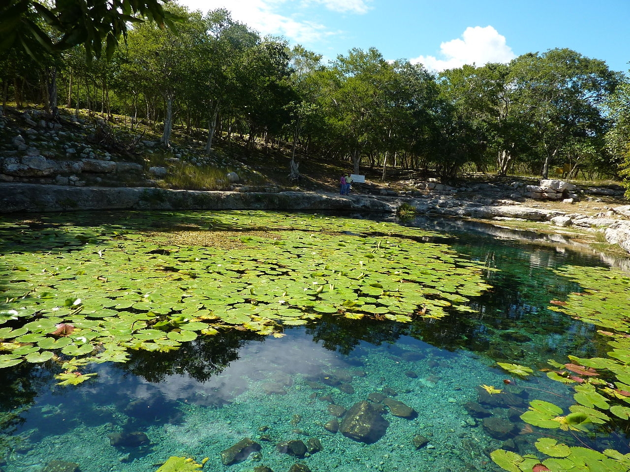 El cenote Xlacah, el castigo de Dios en Dzibilchaltún