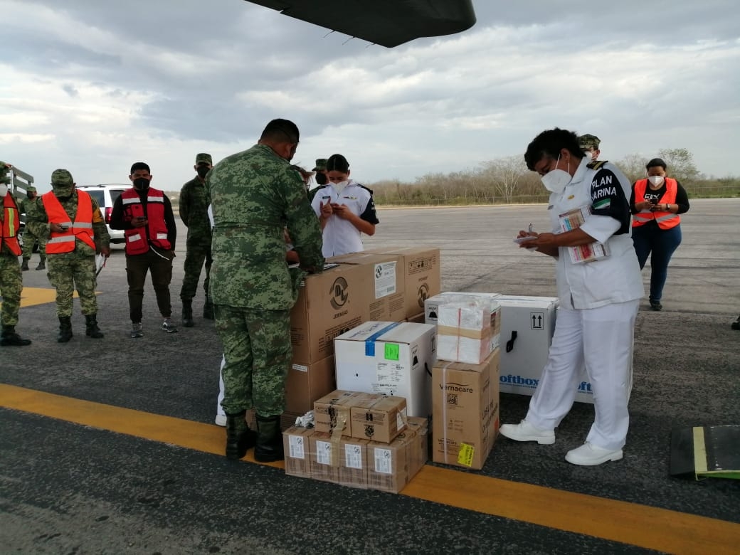 Llegan vacunas para aplicar segunda dosis en Campeche